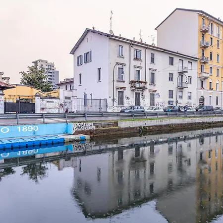 Navigli Duplex Elegante Con Vista Canale Milano